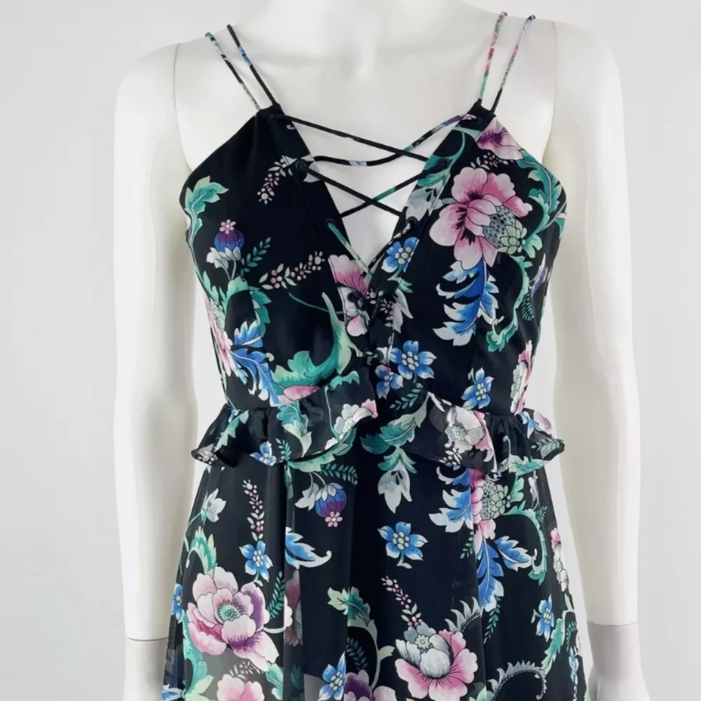 EXPRESS FLORAL lace up Maxi - Picture 8 of 8